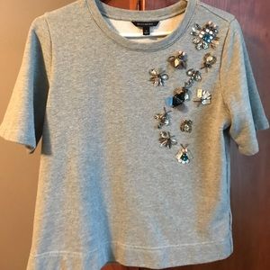 Banana republic embellished sweatshirt
